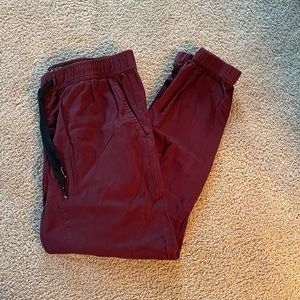 Champs CSG Mens L Large Joggers Maroon Burgundy